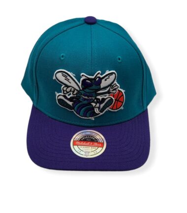Mitchell & Ness Charlotte Hornets Team 2 Tone 2.0 Stretch Adjustable Snapback Hat Cap