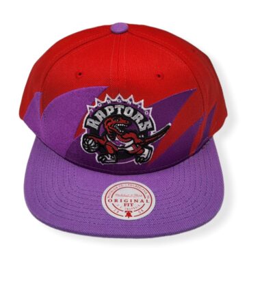 Mitchell & Ness Toronto Raptors SharkTooth Adjustable Snapback Hat Cap