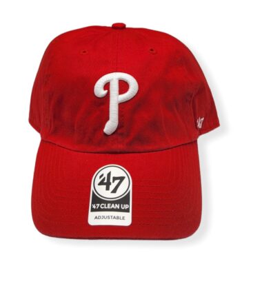 '47 Philadelphia Phillies Clean Up Red Adjustable Strap Hat Cap