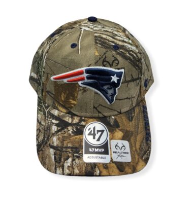 '47 New England Patriots MVP Realtree Camo Adjustable Strap Hat Cap