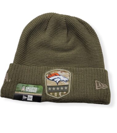 New Era Denver Broncos Authentic 2019 Salute to Service Sport Knit Beanie Cold Weather Hat