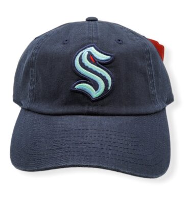 American Needle Seattle Kraken Blue Line Collection Cotton Adjustable Strap Dad Hat Cap