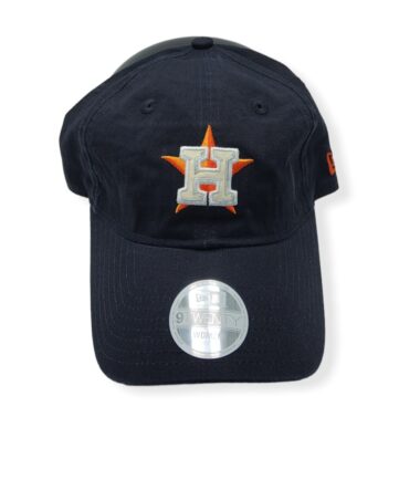 New Era Houston Astros 9Twenty Women Core Classic Glisten Navy Adjustable Strap Hat Cap