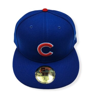 New Era Chicago Cubs 59Fifty Basic Blue Fitted Hat Cap Size 7 3/8
