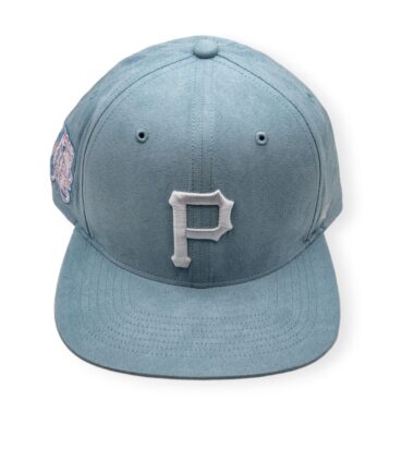 '47 Pittsburgh Pirates Captain Cooperstown 76th World Series Ballpark Suede Columbia Blue Adjustable Snapback Hat Cap