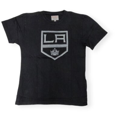 Red Jacket by American Needle Los Angeles Kings Brass Tacks 16 Black Tee Shirt Size L