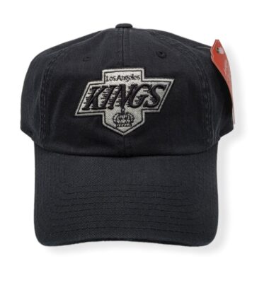 American Needle Los Angeles Kings Blue Line Black/Chevy Logo Adjustable Strap Dad Hat Cap